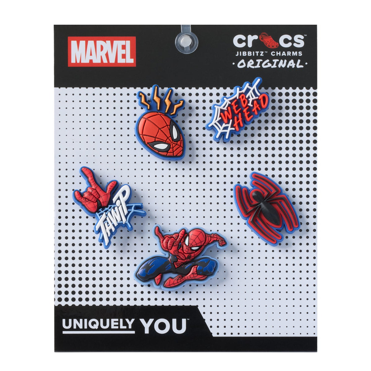 Crocs Spider-Man 5-Pack Jibbitz Charms - Multi Color