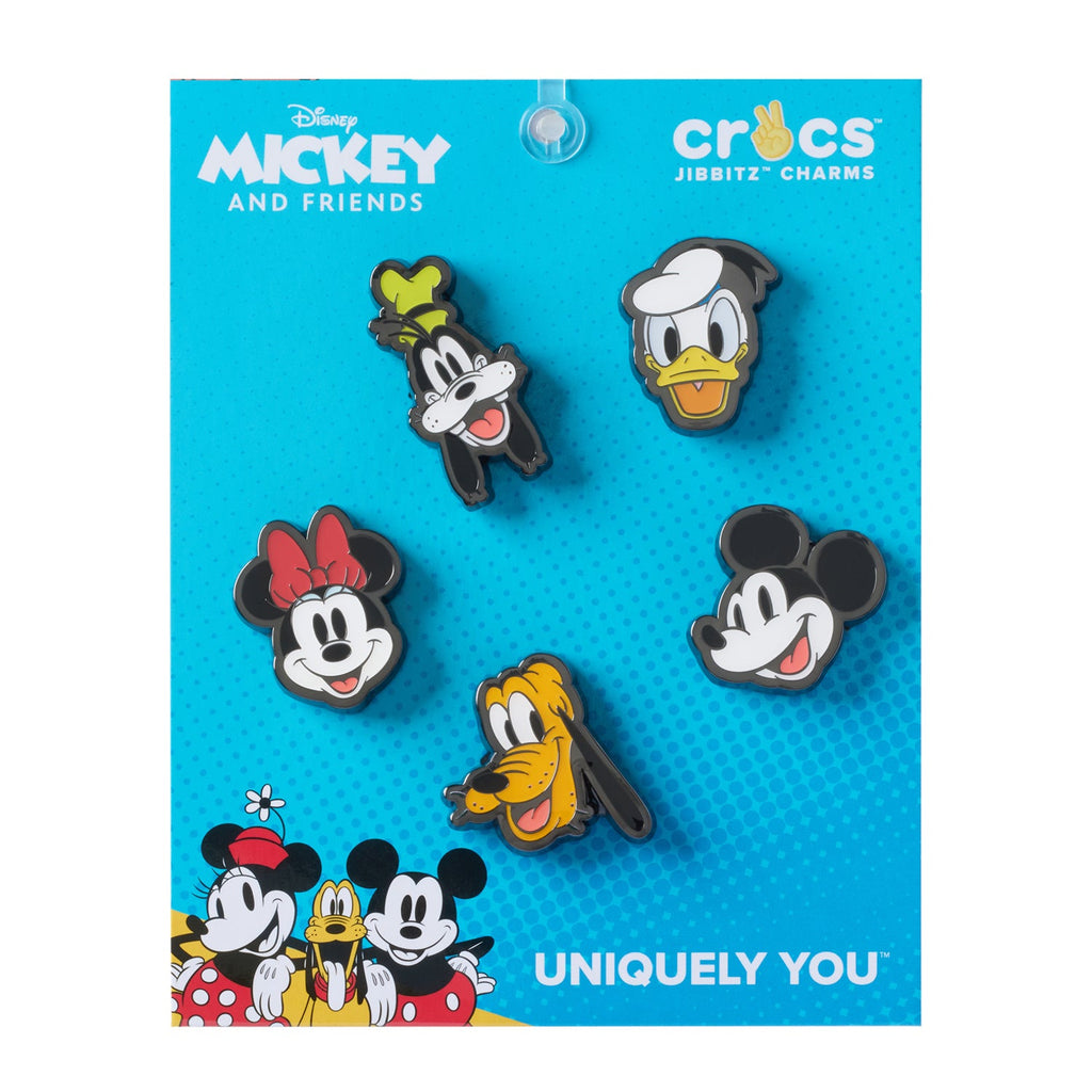 Crocs Mickey and Friends Elevated Metal 5-Pack Jibbitz Charms - Multi Color