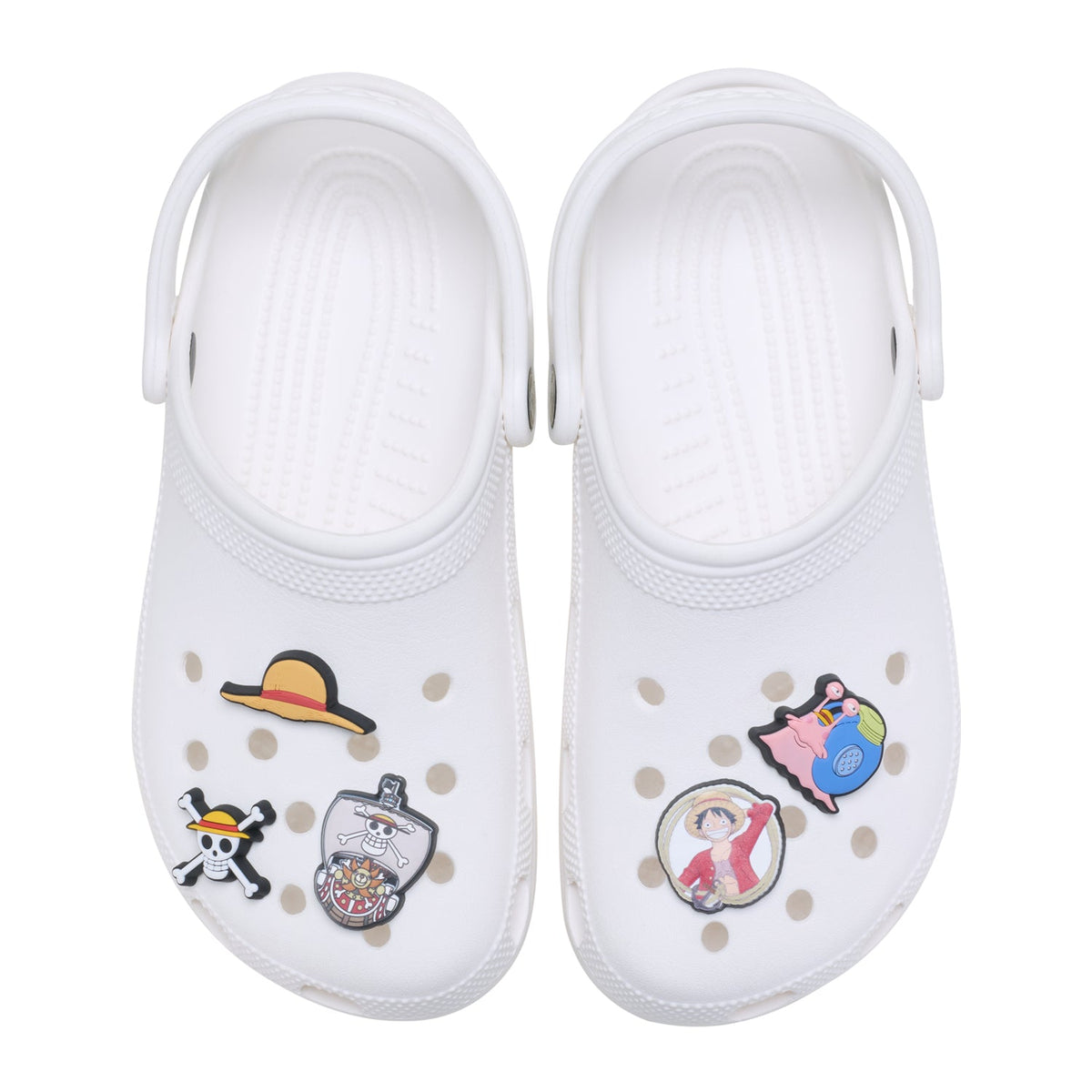 Crocs One Piece Luffy 5-Pack Jibbitz Charms - Multi Color
