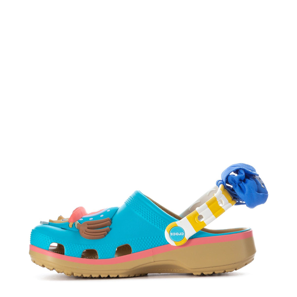 Crocs Youth One Piece Chopper Classic Clog - Blue / Multi